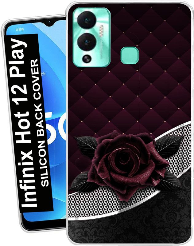 Koolbug Back Cover for Infinix Hot 12 Play  (Multicolor, Grip Case, Silicon, Pack of: 1)