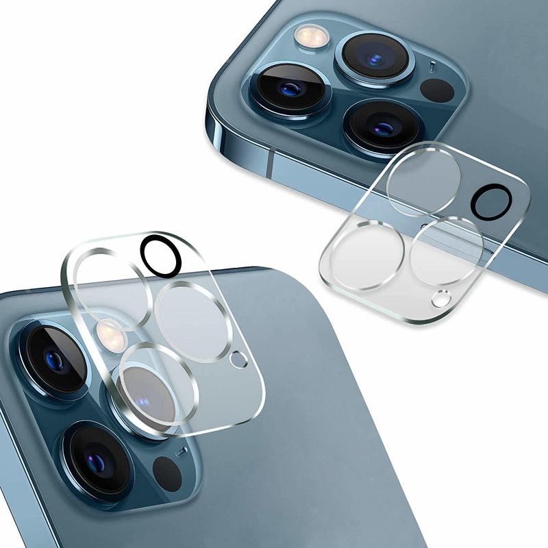 Skymac Back Camera Lens Glass Protector for iPhone 12 6.1 inch [Anti-Scratch] [Bubble Free] [Case Friendly] - [Pack of 2]  (Pack of: 2)