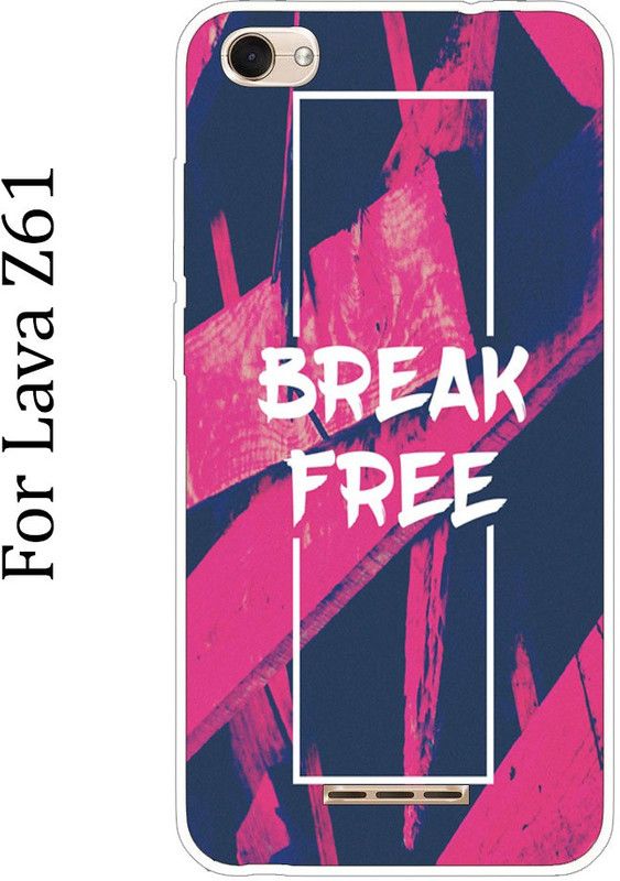 mitzvah Back Cover for Lava Z61  (Multicolor, Grip Case, Silicon, Pack of: 1)