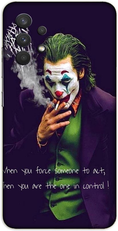 iprinto Back Cover for Samsung Galaxy M32 5G Joker Back Cover  (Purple, Hard Case, Pack of: 1)