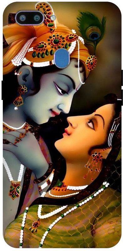 PICHKU Back Cover for REALME 2-RMX1805-KRISHAN,KRISHNA,KANHAIYA,RADHA,KISHAN,KHATU,RADHE,SHYAM,JI,HINDU  (Grey, Hard Case, Pack of: 1)
