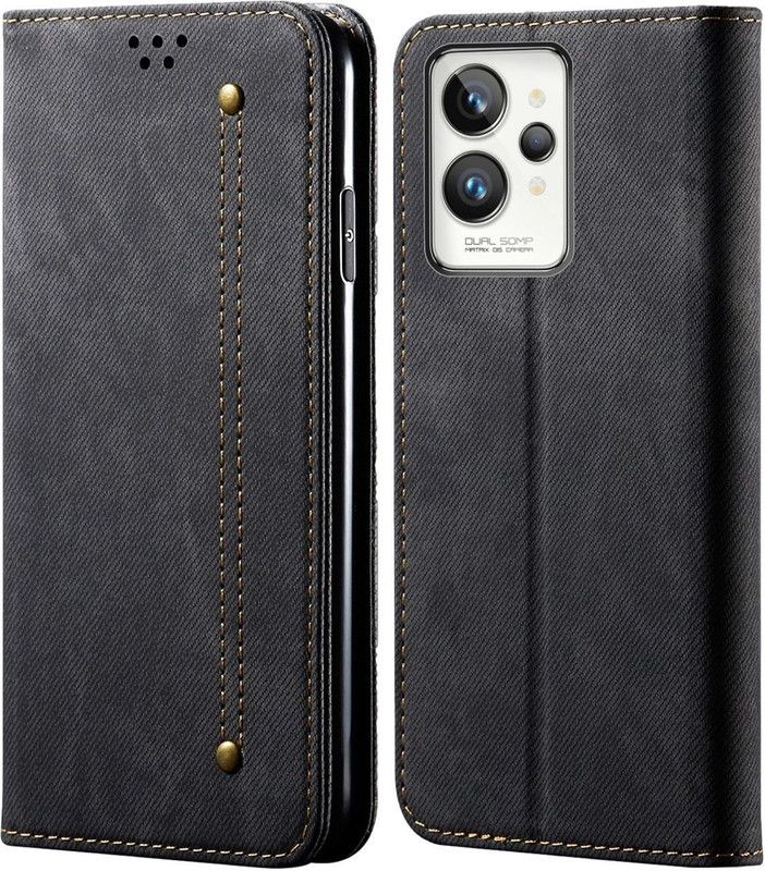 HEAVY DUTY Flip Cover for Realme GT 2 PRO  (Black, Magnetic Case, Pack of: 1)