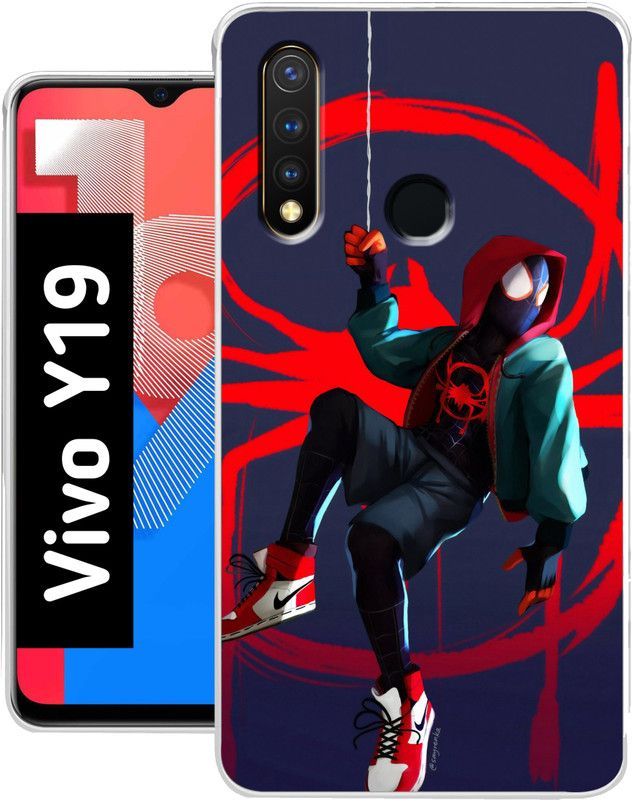 JINE2LIFE Back Cover for Vivo Y19, Vivo U20  (Multicolor, Grip Case, Silicon)