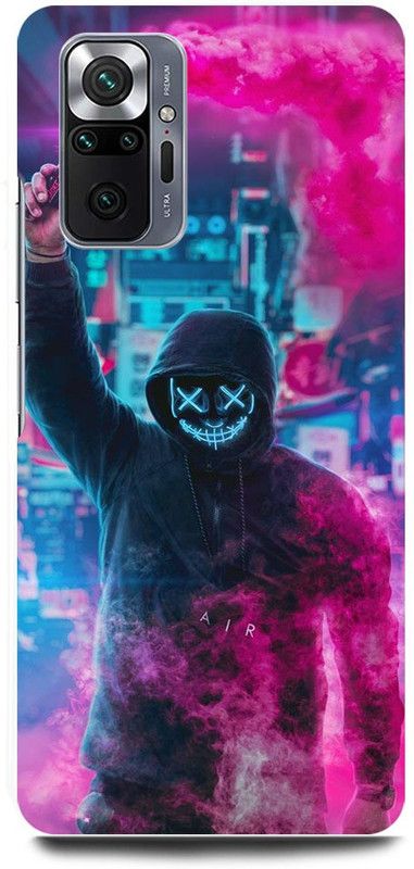 FRONK Back Cover for REDMI Note 10 Pro Max, MARSHMELLOW, MARSHMELLO, MUSIC, DJEDM, ARTJOKER  (Pink, Hard Case, Pack of: 1)