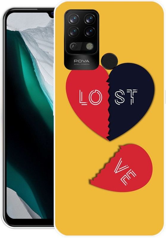 SIMAWAT Back Cover for Tecno Pova  (Multicolor, Grip Case, Silicon)