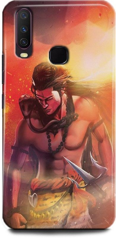 INDICRAFT Back Cover for Vivo Y17, Vivo 1902, Shivji, Printed  (Multicolor, Shock Proof, Pack of: 1)