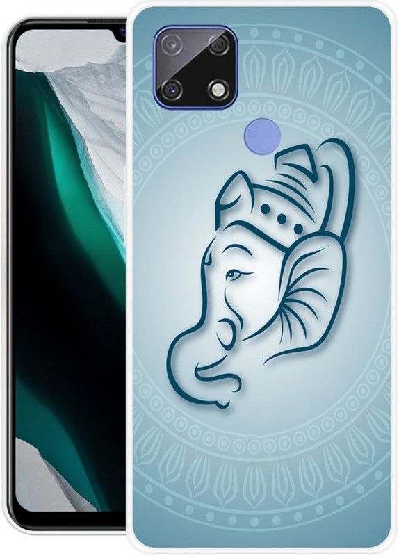 REALKING Back Cover for Realme C25  (Multicolor, Grip Case, Silicon)