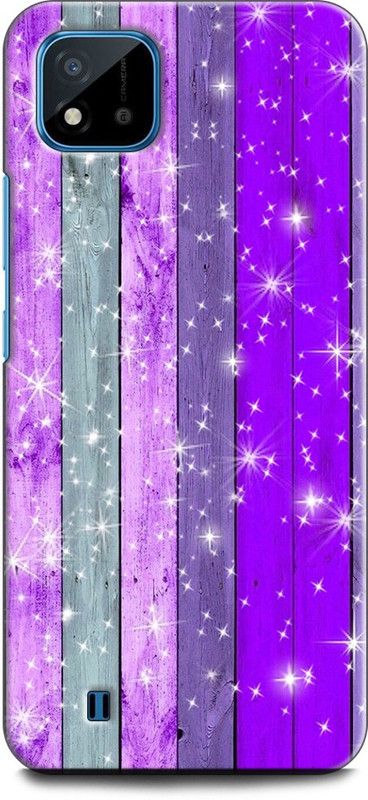 INDICRAFT Back Cover for Realme C11 2021, RMX3231 BLUE WALL, TEXTURE, ABSTRACT ART, COLORFUL, STARS  (Multicolor, Dual Protection, Pack of: 1)