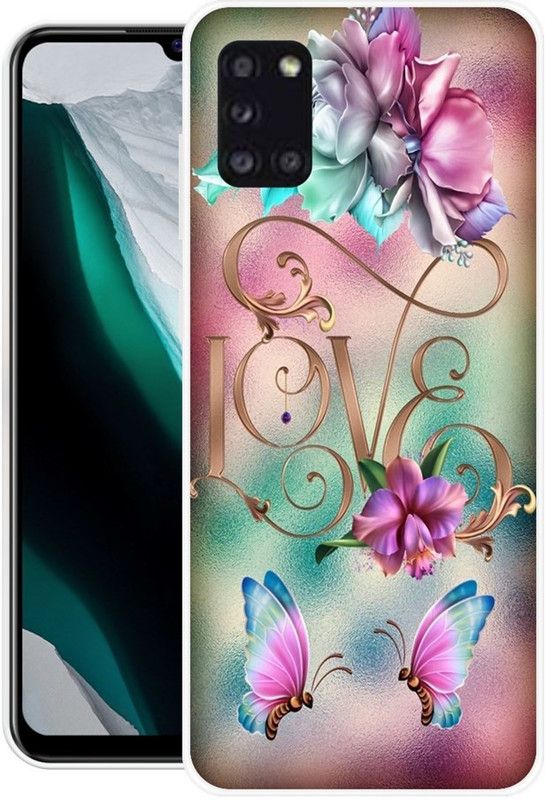 Krtagy Back Cover for Samsung Galaxy A31  (Multicolor, Dual Protection, Silicon, Pack of: 1)