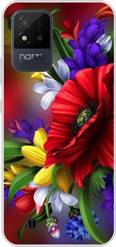 Artcase Back Cover for Realme Narzo 50i  (Multicolor, Dual Protection, Silicon, Pack of: 1)