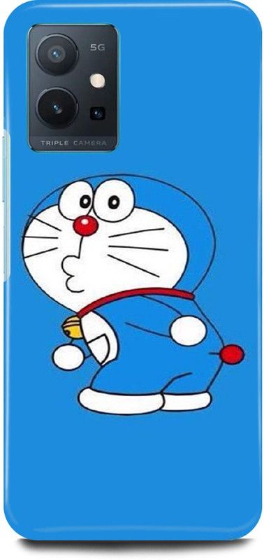 play fast Back Cover for Vivo T1 5G, V2141 DORAEMON, DISNEY, CARTOON, BABY, CARTOON  (Blue, Hard Case, Pack of: 1)