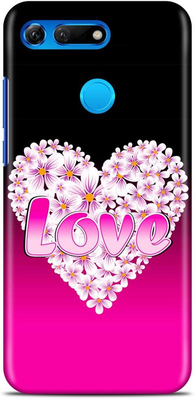 Sankee Back Cover for Honor View 20  (Pink, Hard Case)