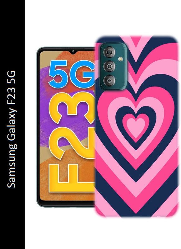 Anami Back Cover for Samsung Galaxy F23 5G  (Pink, Blue, Grip Case, Silicon, Pack of: 1)