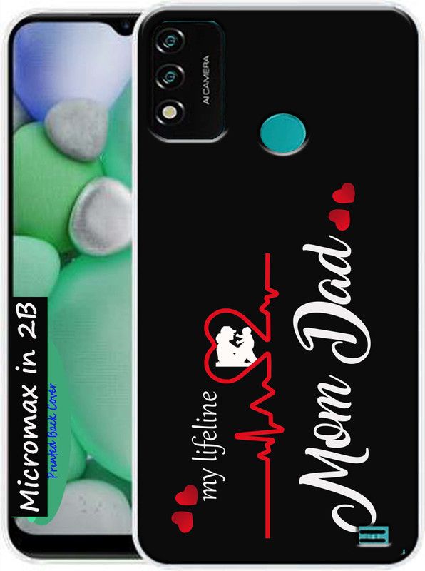 SKYBRUFAN Back Cover for Micromax In 2B, Micromax In 2B Back Cover  (Multicolor, Dual Protection, Silicon, Pack of: 1)
