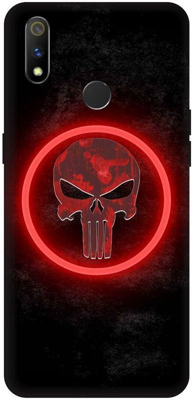 URCHIN Back Cover for Realme 3 Punisher, Punisher logo, Skull, Ghost  (Multicolor, Shock Proof, Pack of: 1)