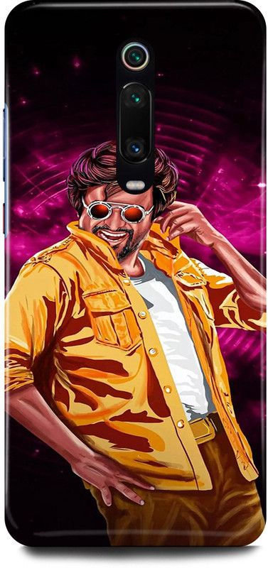 FRONK Back Cover for Redmi K20, MZB8194IN, RAJNIKANTH, SOUTH, HERO, ACTOR  (Yellow, Hard Case, Pack of: 1)