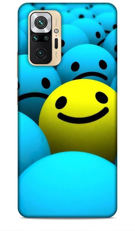 CRAFTARA Back Cover for Xiaomi Redmi Note 10 Pro  (Blue, Yellow, Hard Case)