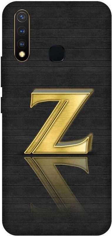 SSMORYA Back Cover for Vivo Y19 Z Alphabet Printed Back Cover  (Multicolor, Waterproof, Pack of: 1)