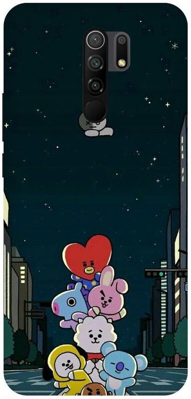 Vinsmoke Back Cover for Note 8 Pro BT21, BTS, koya, RJ, Shooky, Mang, Chimmy, Tata, Cooky  (Multicolor, Shock Proof, Pack of: 1)