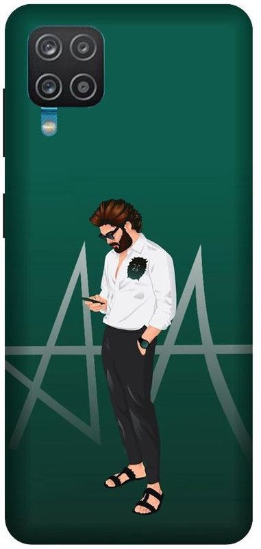 Vinsmoke Back Cover for Samsung A12 Allu Arjun, Allu Arjun Cover, Pushpa  (Multicolor, Shock Proof, Pack of: 1)