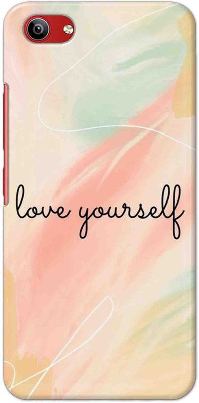 NDCOM Back Cover for Vivo Y81i Love Yourself Slim Fit Printed  (Multicolor, Hard Case, Pack of: 1)