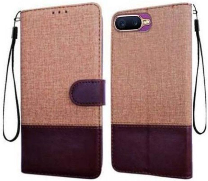 YuniKase Back Cover for Oppo A3S,Realme C1  (Brown, Shock Proof, Pack of: 1)