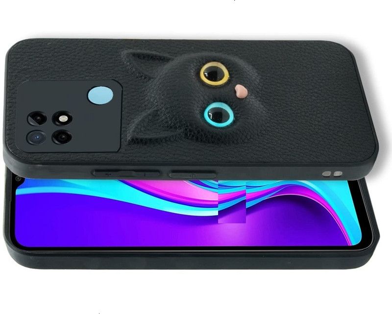Fastship Front & Back Case for Cat Eye Realme Narzo 50A  (Black, Grip Case)