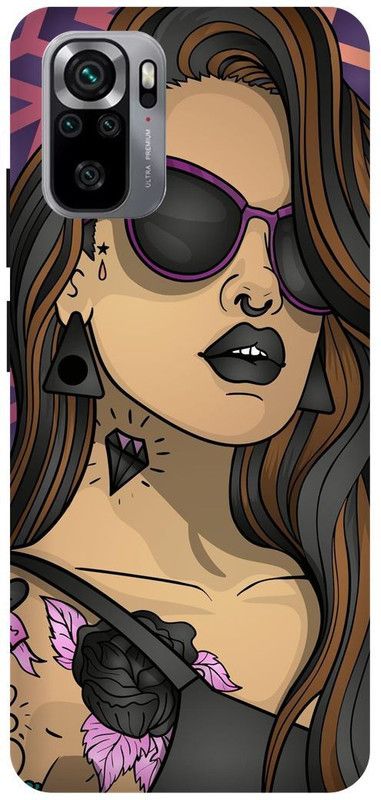 DIKRO Back Cover for REDMI Note 10, GIRL, CUTE, GIRL, LOVELY, GIRL, ANIME, LOVE  (Multicolor, Hard Case, Pack of: 1)