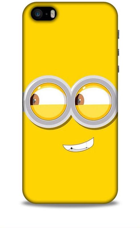 Keviv Back Cover for Apple iPhone SE, Apple iPhone 5, Apple iPhone 5s  (Yellow, 3D Case, Pack of: 1)