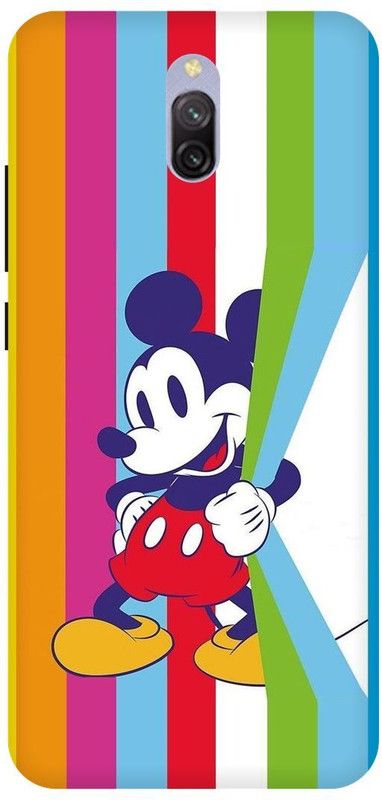 play fast Back Cover for Redmi 8A Dual, MICKEY, MOUSE, MINNIE, MOUSE, RAINBOW, LOVE  (Multicolor, Hard Case, Pack of: 1)