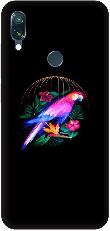 THESTONEWELL Back Cover for Redmi note7 note7s lovebird cases cover  (Multicolor, Shock Proof, Pack of: 1)