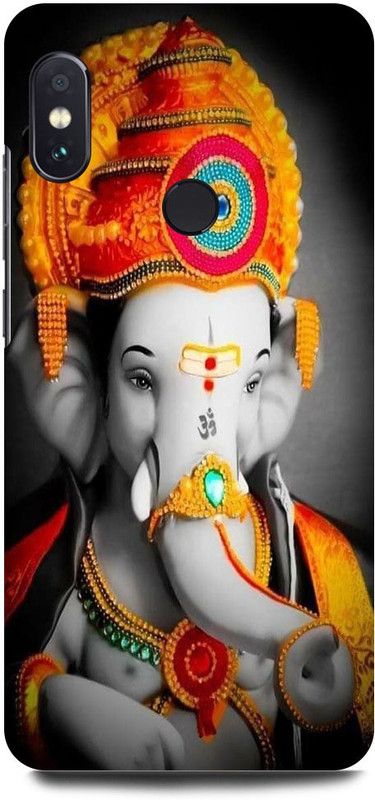 FUGGA Back Cover for Redmi Note 6 Pro, GANESH, GANESH, JI, GOD, GAJANAND, GANPATI, BAPPA  (Multicolor, Hard Case, Pack of: 1)