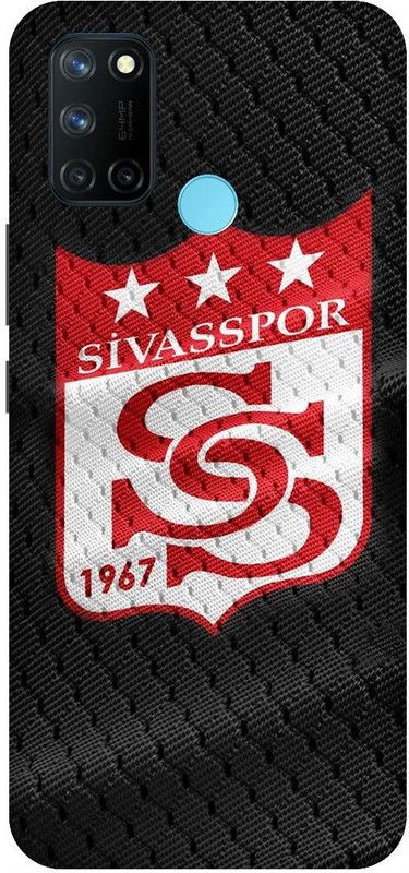 UMPRINT Back Cover for Realme 7i/RMX2103 Sivasspor Football Sports Printed Back Cover  (Multicolor, Hard Case, Pack of: 1)