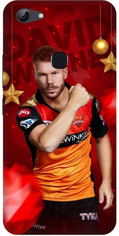 FRONK Back Cover for vivo Y83, vivo 1802 DAVID, WARNER, SUNRISES, HYDERABAD  (Orange, Hard Case, Pack of: 1)