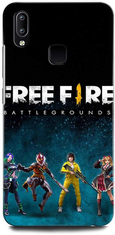 ORBIQE Back Cover for Vivo Y91 1811 FREEFIRE, JUEGO, GUN, METAL, FIRE, BACKGROUND, GAME, ARMY  (Multicolor, Hard Case, Pack of: 1)