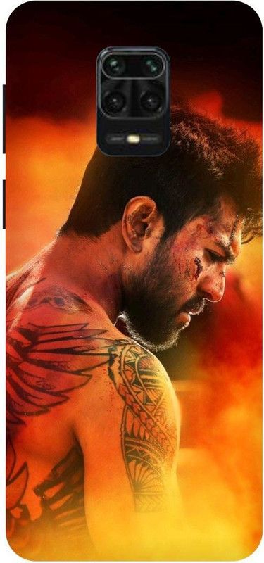 THE NARAYANA COLLECTIONS Back Cover for POCO M2 PRO-RAM,CHARAN,TELUGU,STAR,RRR  (Multicolor, Hard Case, Pack of: 1)