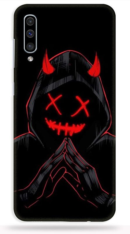 Jeeva Creation Samsung Galaxy A 50, samsung galaxy a50 Mobile Skin  (Ultra Super Black Devil Skin With High Matte Finish)