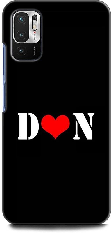 Afterglow Back Cover for Redmi Note 10T 5G D N, D LOVES N, NAME, LETTER, ALPHABET, DN LOVE, HART  (Multicolor, Shock Proof, Pack of: 1)