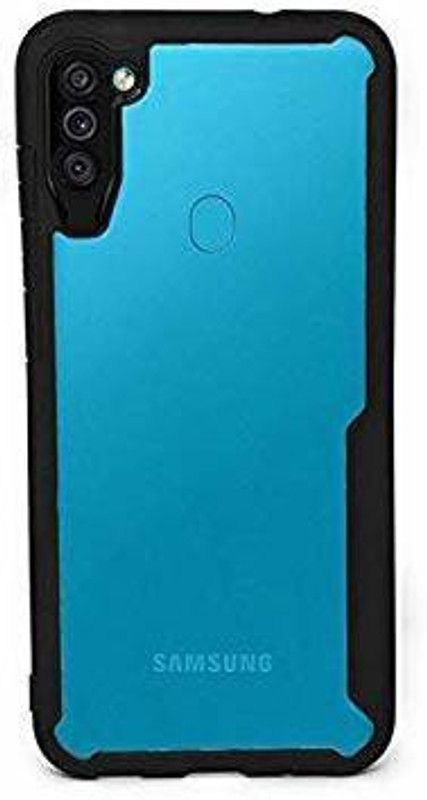 Vikefon Back Cover for Samsung Galaxy M11  (Black)