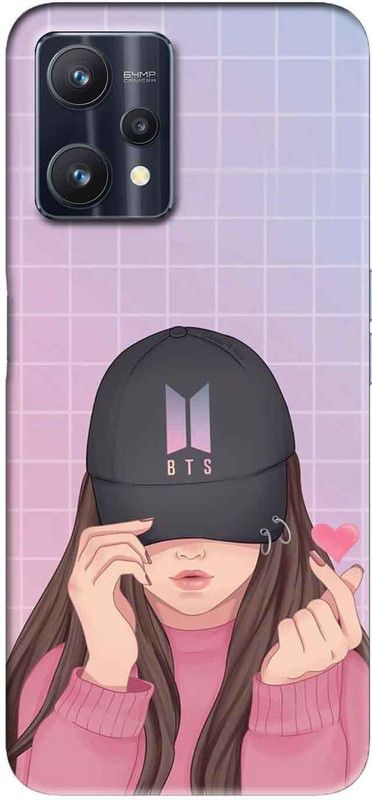 NDCOM Back Cover for Realme 9 Pro 5G Cap Girl Printed  (Multicolor, Hard Case, Pack of: 1)