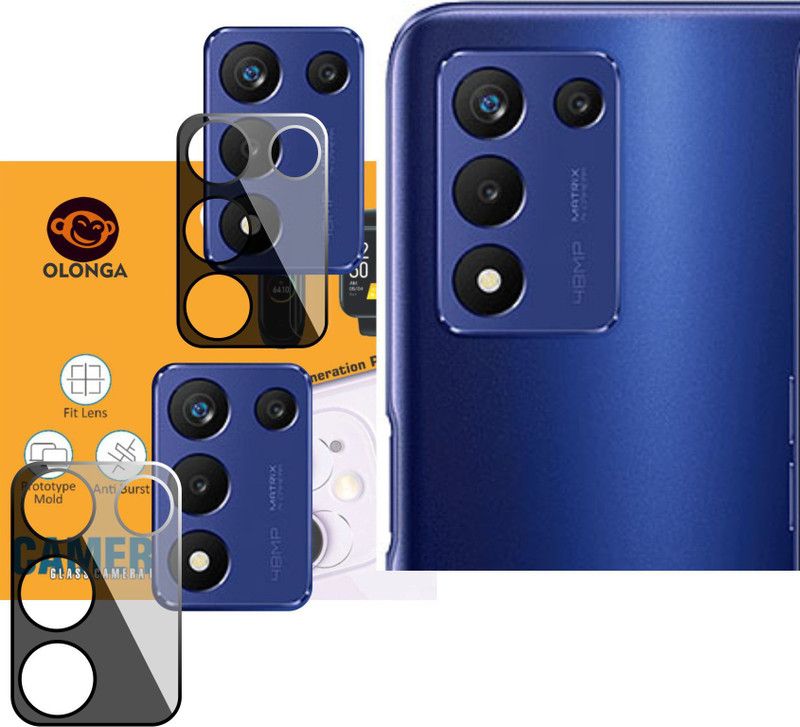 Olonga Back Camera Lens Glass Protector for Realme 9 5G Speed  (Pack of: 2)
