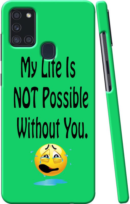 ADITI Designs Back Cover for Samsung Galaxy A21s  (Multicolor, Dual Protection, Pack of: 1)
