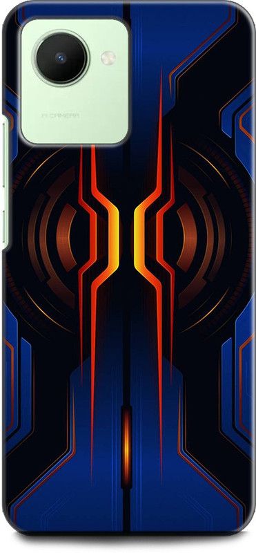 WallCraft Back Cover for Realme C30s, RMX3690 BLACK SHARK, ABEJ, RED EDGE, VALOR, TEXTURE, ABSTRACT  (Multicolor, Dual Protection, Pack of: 1)