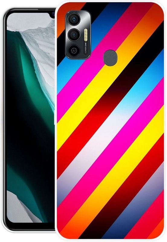 vaidik Back Cover for Tecno Spark 7T  (Multicolor, Dual Protection, Silicon, Pack of: 319)