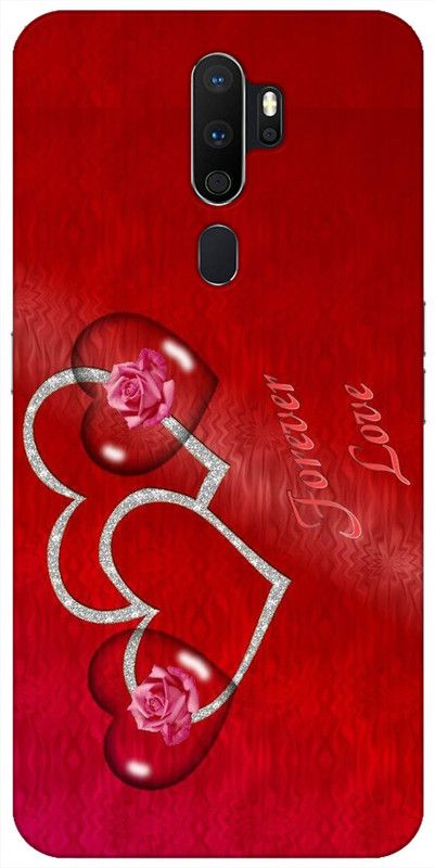 VITARO Back Cover for Oppo A9 2020, Oppo A5 2020  (Red, White, Grip Case, Silicon, Pack of: 1)