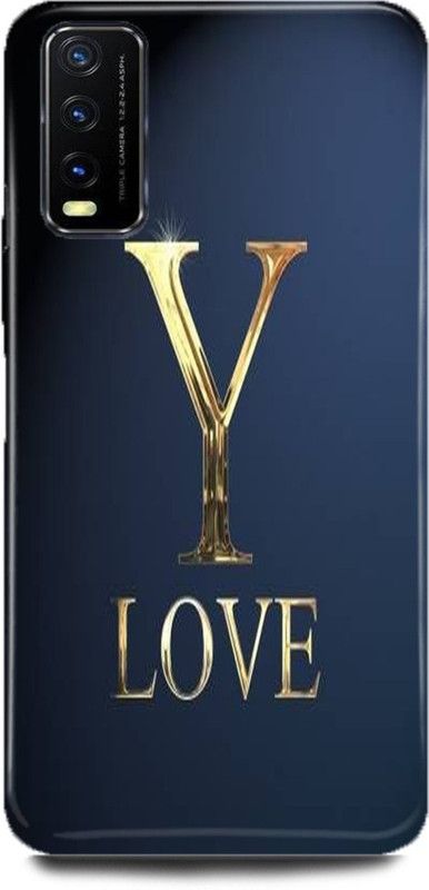FUGGA Back Cover for Vivo Y12s, V2033, Y, LETTER, ALPHABET, LOVE, Y, NAME  (Multicolor, Hard Case, Pack of: 1)