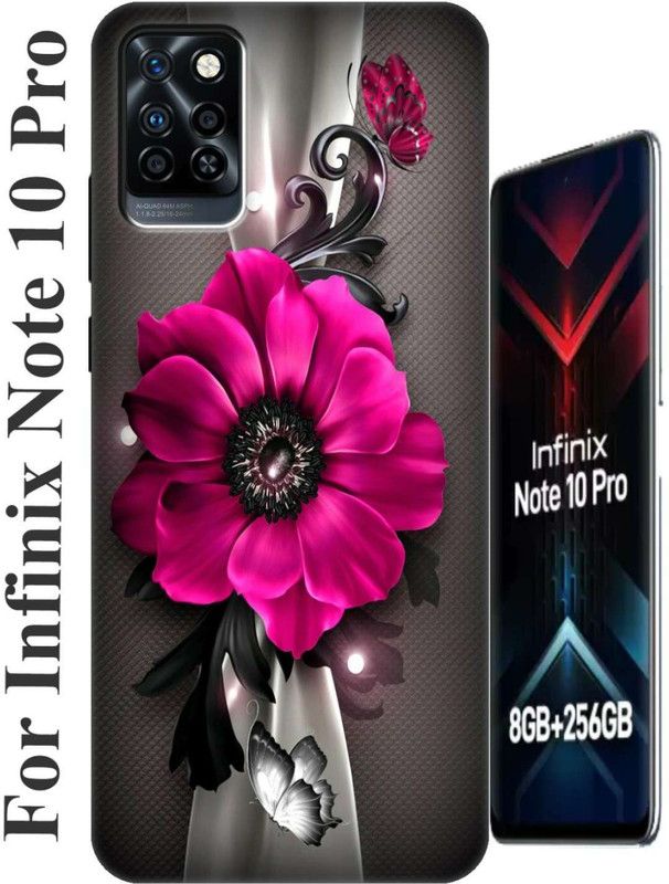 stroxy Back Cover for Infinix Note 10 Pro 2774  (Grey, Grip Case, Silicon, Pack of: 1)