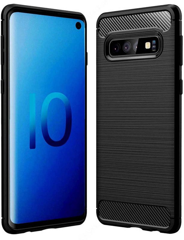 RRTBZ Back Cover for Samsung Galaxy S10  (Black, Shock Proof, Silicon)