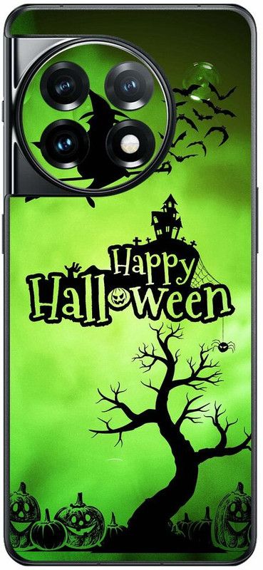 FCS OnePlus 11 5G Printed Back Skin: Halloween Mobile Skin  (Halloween Skin)