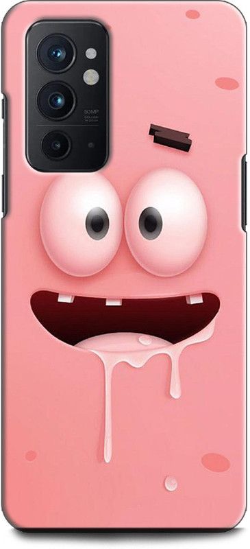 INDICRAFT Back Cover for OnePlus 9RT 5G CARTOON, EMOJI, ABSTRACT, SPONGBOB SQUARPANTS  (Multicolor, Shock Proof, Pack of: 1)